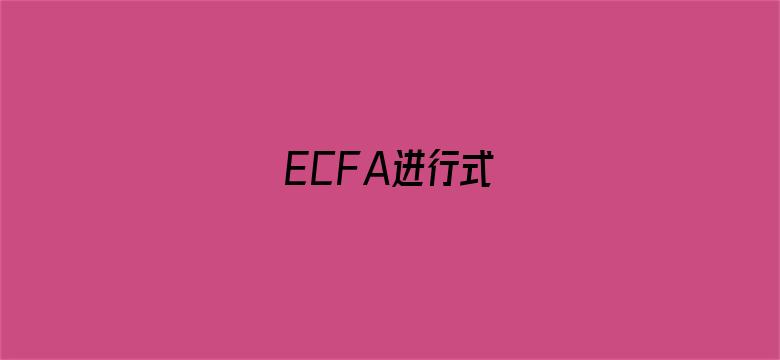 ECFA进行式