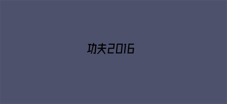 功夫2016