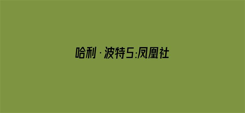 哈利·波特5:凤凰社(普通话)