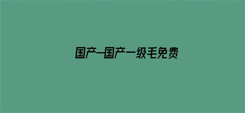 >国产—国产一级毛免费网站横幅海报图