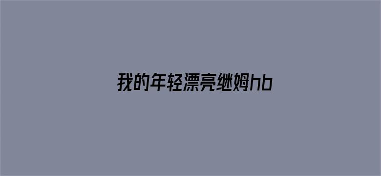 >我的年轻漂亮继姆hb中文横幅海报图