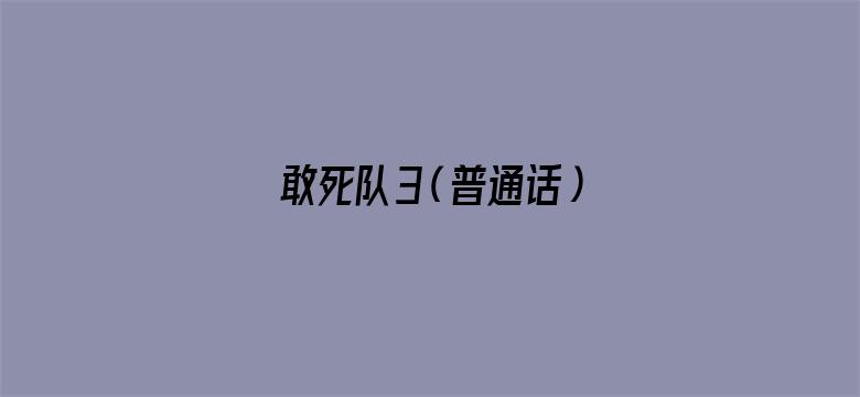 敢死队3（普通话）