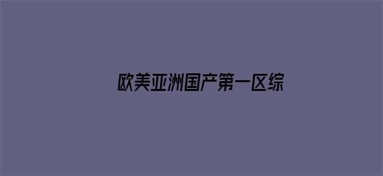 >欧美亚洲国产第一区综合不卡横幅海报图