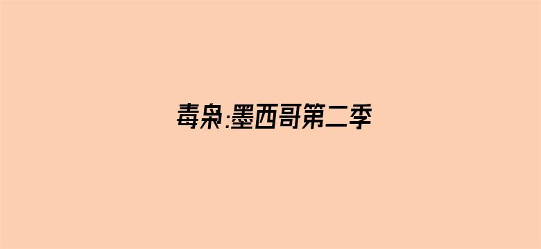 毒枭:墨西哥第二季