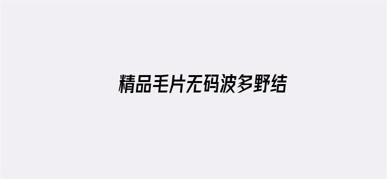 >精品毛片无码波多野结衣横幅海报图