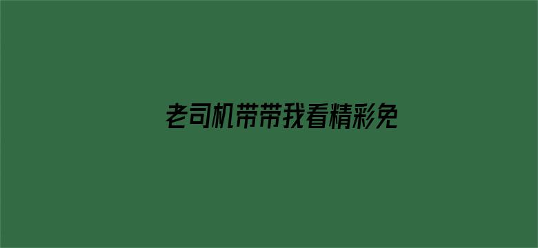 >老司机带带我看精彩免费游戏横幅海报图